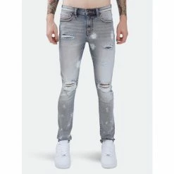 Cult Of Individuality Punk Super Skinny Stretch Clothing Bleach