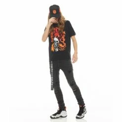 Cult Of Individuality Punk Super Skinny In Seams Denim & Bottoms Black -Cult of Individuality Shop unnamed file 334