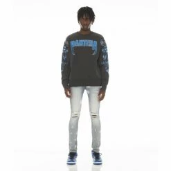 Cult Of Individuality Crew Neck Fleece Pantera Sweatshirts, Sweaters & Hoodies Vintage Charcoal -Cult of Individuality Shop unnamed file 338