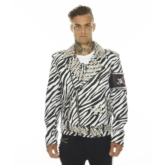 Cult Of Individuality Leather Moto Jacket Motley Crue Coats, Jackets & Blazers Zebra 1 Cult Of Individuality Leather Moto Jacket Motley Crue Coats, Jackets & Blazers Zebra