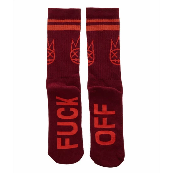 Cult Of Individuality Socks In Beet Red 1 Cult Of Individuality Socks In Beet Red