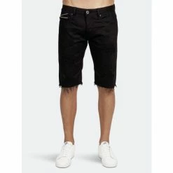 Cult Of Individuality Rocker Short Stretch Shorts Black