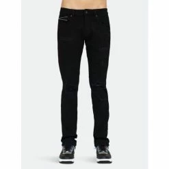 Cult Of Individuality Rocker Slim - Premium Stretch Clothing Black
