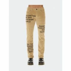 Cult Of Individuality Men's Rocker Slim Jeans Denim & Bottoms Beige