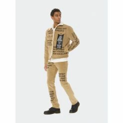 Cult Of Individuality Men's Rocker Slim Jeans Denim & Bottoms Beige -Cult of Individuality Shop unnamed file 405