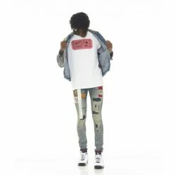 Cult Of Individuality T-Shirt Short Sleeve Crew Neck Tee "Admit One" T-Shirts White -Cult of Individuality Shop unnamed file 42