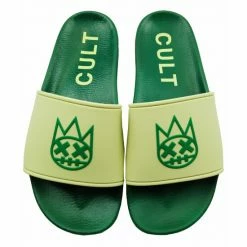 Cult Of Individuality Cult Slide Slippers Kelly Green
