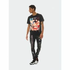 Cult Of Individuality Short Sleeve Crew Neck Tee "Sex Drugs Rock N Roll" In Black T-Shirts -Cult of Individuality Shop unnamed file 442