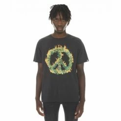 Cult Of Individuality T-shirt Short Sleeve Crew Neck Tee "Peace In Chaos" T-Shirts Peat