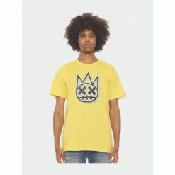 Cult Of Individuality 3D Clean Shimuchan Logo Short Sleeve Crew Neck Tee In Maize Tops Yellow -Cult of Individuality Shop unnamed file 468