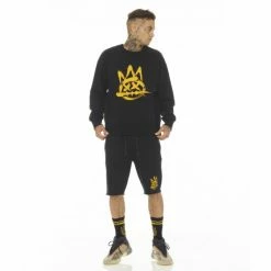 Cult Of Individuality Cult Logo Sweatshort Shorts Black -Cult of Individuality Shop unnamed file 488