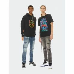 Cult Of Individuality Punk Nomad Jeans In Canteen Denim & Bottoms Black -Cult of Individuality Shop unnamed file 514