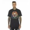 Cult Of Individuality T-shirt Short Sleeve Crew Neck Tee "Lucky Bastard Ace" T-Shirts Black