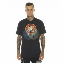 Cult Of Individuality T-shirt Short Sleeve Crew Neck Tee "Lucky Bastard Ace" T-Shirts Black