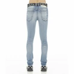 Cult Of Individuality Punk Super Skinny Stretch W/white Belt Denim & Bottoms Topper 5 Cult Of Individuality Punk Super Skinny Stretch W/white Belt Denim & Bottoms Topper -Cult of Individuality Shop unnamed file 566