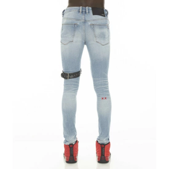 Cult Of Individuality Punk Super Skinny 220 Stud Motley Crue Denim & Bottoms 2 Cult Of Individuality Punk Super Skinny 220 Stud Motley Crue Denim & Bottoms - Image 2