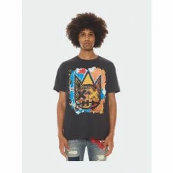 Cult Of Individuality Short Sleeve Crew Neck Tee "Basq" T-Shirts Charcoal -Cult of Individuality Shop unnamed file 573