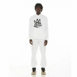 Cult Of Individuality Core Slim Sweatpant Bottoms White -Cult of Individuality Shop unnamed file 581