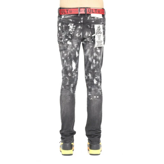 Cult Of Individuality Punk Super Skinny Belted Denim & Bottoms Pain 2 Cult Of Individuality Punk Super Skinny Belted Denim & Bottoms Pain - Image 2