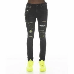 Cult Of Individuality Punk Super Skinny Denim & Bottoms Gradient