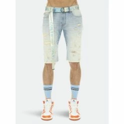 Cult Of Individuality Rocker Short Stretch W/ Belt Shorts Scars