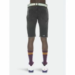 Cult Of Individuality Rocker Short Stretch W/ Belt Shorts Jet Black -Cult of Individuality Shop unnamed file 615