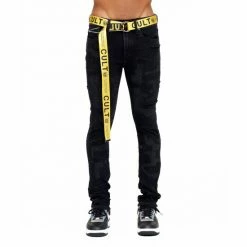 Cult Of Individuality Punk Super Skinny Stretch Belted Clothing Grundge