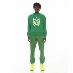 Cult Of Individuality Core Slim Sweatpant Denim & Bottoms Kelly Green -Cult of Individuality Shop unnamed file 643