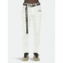 Cult Of Individuality Rocker Cargo Ridged W/ White Belt Clothing