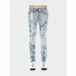 Cult Of Individuality Punk Super Skinny Jeans In Tibet Denim & Bottoms Blue