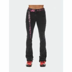 Cult Of Individuality Hipster Slim Boot Jeans - Grunge Denim & Bottoms Black 9 Cult Of Individuality Hipster Slim Boot Jeans - Grunge Denim & Bottoms Black -Cult of Individuality Shop unnamed file 695