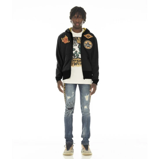 Cult Of Individuality Punk Super Skinny Jeans Clothing Tiger Lucky Bastard 2 Cult Of Individuality Punk Super Skinny Jeans Clothing Tiger Lucky Bastard - Image 2