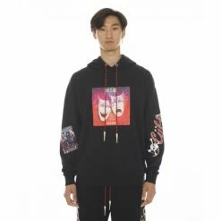 Cult Of Individuality Novelty Pullover Sweatshirt Motley Crue Sweatshirts, Sweaters & Hoodies Black