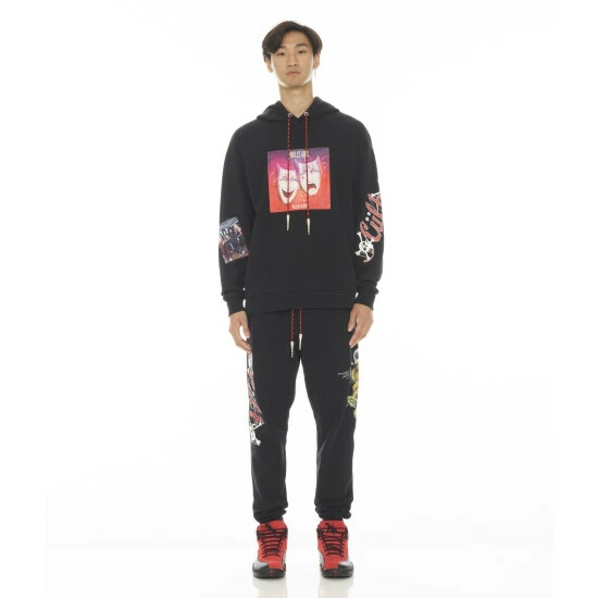 Cult Of Individuality Novelty Pullover Sweatshirt Motley Crue Sweatshirts, Sweaters & Hoodies Black 2 Cult Of Individuality Novelty Pullover Sweatshirt Motley Crue Sweatshirts, Sweaters & Hoodies Black - Image 2