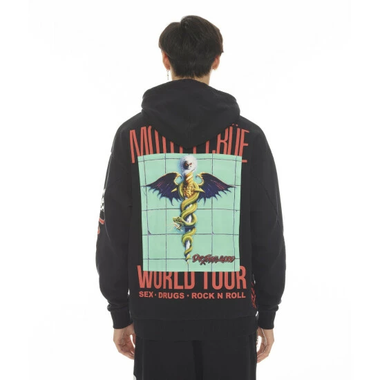 Cult Of Individuality Novelty Pullover Sweatshirt Motley Crue Sweatshirts, Sweaters & Hoodies Black 3 Cult Of Individuality Novelty Pullover Sweatshirt Motley Crue Sweatshirts, Sweaters & Hoodies Black - Image 3