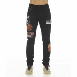 Cult Of Individuality Lucky Bastard Rocker Slim Ridged Clothing Black