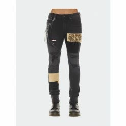 Cult of Individuality Shop 12 Cult Of Individuality Punk Super Skinny Jeans In Mixer Denim & Bottoms Black