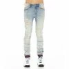 Cult Of Individuality Punk Nomad In Scars Denim Denim & Bottoms Blue
