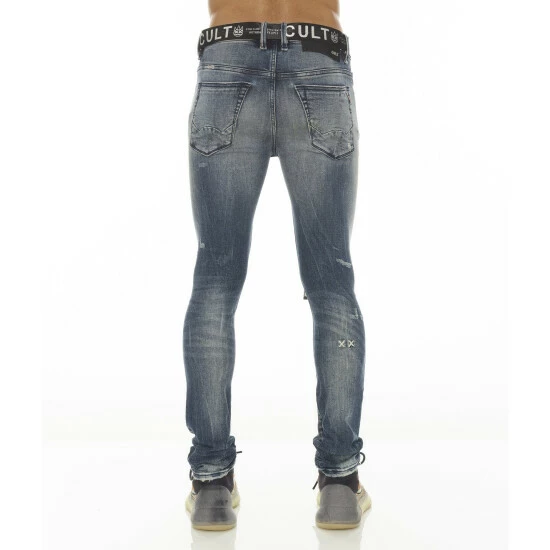 Cult Of Individuality Punk Super Skinny Stretch W/ Black Belt Belts Mayfly 2 Cult Of Individuality Punk Super Skinny Stretch W/ Black Belt Belts Mayfly - Image 2