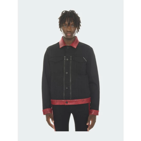 Cult Of Individuality Type II Denim Jacket Denim & Bottoms Black 1 Cult Of Individuality Type II Denim Jacket Denim & Bottoms Black