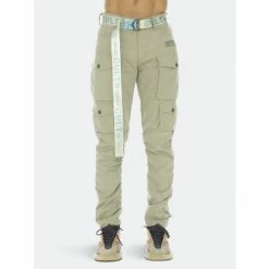 Cult Of Individuality Rocker Cargo Ridged /w Dusty Pink Belt Clothing Basil