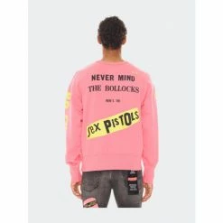 Cult Of Individuality Crew Neck Fleece Sex Pistols Sweatshirt Sweatshirts, Sweaters & Hoodies Pink -Cult of Individuality Shop unnamed file 852
