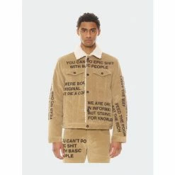 Cult Of Individuality Type II Denim Jacket - Beige Coats, Jackets & Blazers