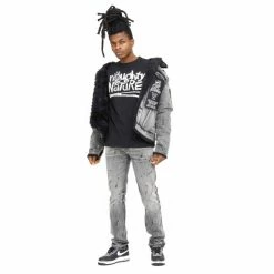 Cult Of Individuality Naughty Type 3 Denim Jacket Denim & Bottoms 7 Year Black -Cult of Individuality Shop unnamed file 909