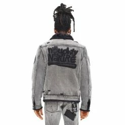 Cult Of Individuality Naughty Type 3 Denim Jacket Denim & Bottoms 7 Year Black -Cult of Individuality Shop unnamed file 910