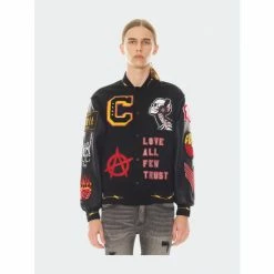 Cult Of Individuality Varsity Jacket In Black Coats, Jackets & Blazers 7 Cult Of Individuality Varsity Jacket In Black Coats, Jackets & Blazers -Cult of Individuality Shop unnamed file 92