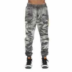 Cult Of Individuality Novelty Sweatpant Clothing Charcoal Tie Dye