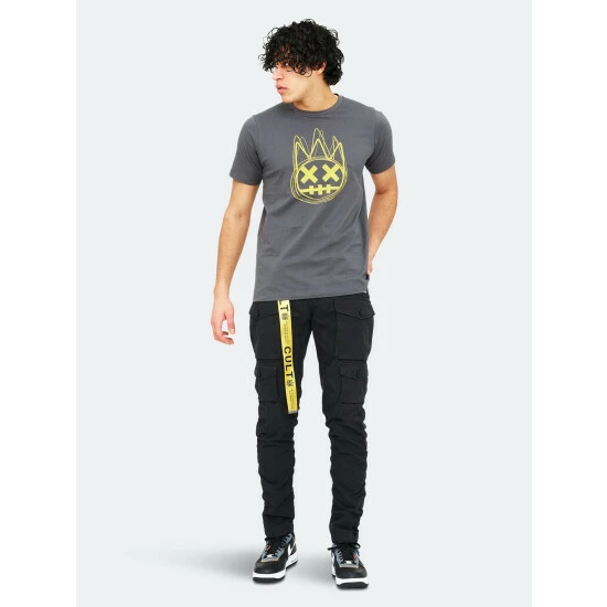 Cult Of Individuality Rocker Cargo Belted Denim & Bottoms Black 3 Cult Of Individuality Rocker Cargo Belted Denim & Bottoms Black - Image 3