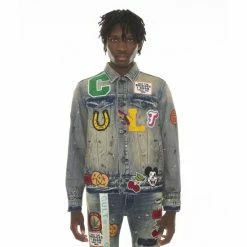 Cult Of Individuality Type IV Denim Jacket With Double Cuff And Waistband Denim & Bottoms Primo