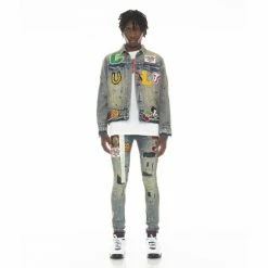 Cult Of Individuality Type IV Denim Jacket With Double Cuff And Waistband Denim & Bottoms Primo -Cult of Individuality Shop unnamed file 952